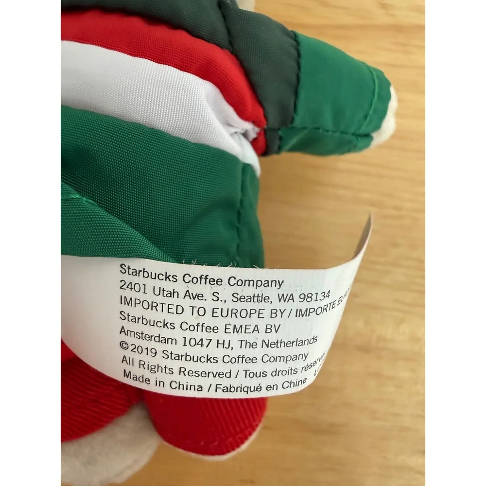 Starbucks Holiday Bearista 2019 Christmas Ski Ornament Mini Bear Limited Edition